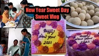 New Year Vlog 2021 Tamil/Coimbatore Ravaa Laddu/Indian Recipes Tamil/Ravaa Laddu/Anith's Tamil Vlogs