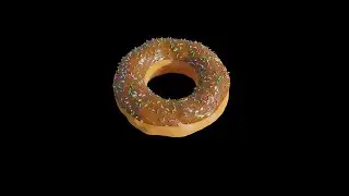 Donut in blender in 5 minutes. #blender #donuts #blendertutorials #blender3d