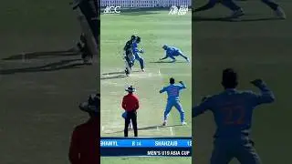 A spectacular one-handed catch by Adarsh. 
