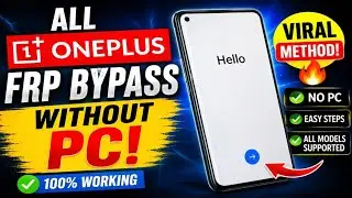 All OnePlus FRP Bypass Without PC 2026 | Google Account Lock Remove Latest Method akdtech