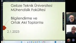 GTÜ Mühendislik Fakültesi Ortak Akıl Toplantısı 2023 Bahar Döneminde açılacak  bilişim dersleri