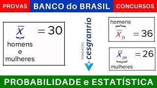 PROBABILIDADE e ESTATÍSTICA 📊 MEDIDAS de TENDÊNCIA CENTRAL #exercícios #provas #cesgranrio concursos