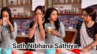 Sath Nibhana Sathiya Shooting || Funy Gopi Bahu || Kinza Stories