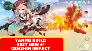 YANFEI BUILD BEST ARTIFACT SET TO MAXIMIZE HER DAMAGE! GENSHIN IMPACT 