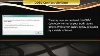 Pawnbrokers Getting ODBC Error - Tech Tip