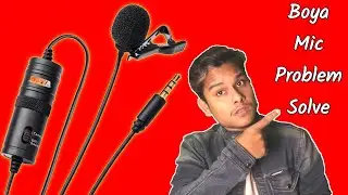 Boya M1 Not Working | Boya Mic Problem | Boya Mic Battery Installation or Replacement