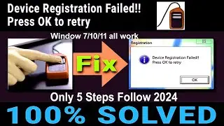 Morpho Device Registration Failed Press Ok To Retry | (in Hindi) Morpho Problem in 2024 #morpho