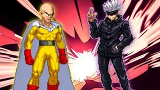 Real Saitama OP VS Limitless Gojo OP in Jump Force Mugen