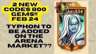 2 New Codes 800 Gems || Mythic Heroes || Typhon on the marketplace
