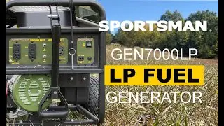 Powerful Propane Fuel Generator 7000 Surge Watts Sportsman
