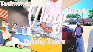 Spend the Morning w/ Me | Taekwondo, Small Biz How I Pack & Ship Orders, Cute Cats | Zeynabu-Le'Von