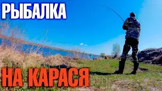 Рыбалка на карася. КАРАСЬ ПРОСНУЛСЯ!!! Ловля карася на донку весной.
