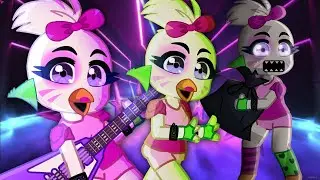 Glamrock Chica tutorial on Gacha Club FNAF SECURITY BREACH 🐔