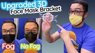 New 3D Face Mask Bracket from Amazon Better Than Original? | Helps Glasses Fog & Add Breathing Space