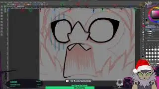 【VTuber】last stream before chrimbus - emotes & sketchin