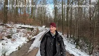 Fotoausflug in den Schnee Wald