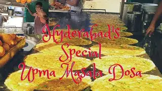 Hyderabad's Upma Masala Dosa: Tastiest Begam Hyderabadi Masala Dosa,😋😋😋