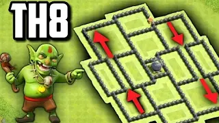TH8(Town Hall 8) BEST FARMING BASE | NEVER LOSE DARK | Clash Of Clans