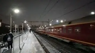 ЭП2К с Красной Стрелой проследует Сортировочную 10.02.24