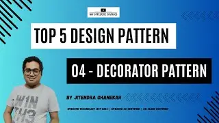 Top 5 Design Pattern - 04 - Decorator design Pattern #designpatterns #learning #interviewquestion