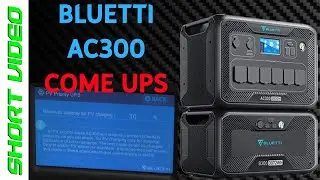 Bluetti AC300 UPS operation SHORT VIDEO Pv Priority UPS