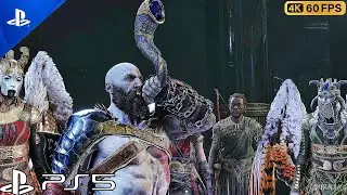GOD OF WAR RAGNAROK Kratos Becomes General & Leads Army To Asgard (4K 60FPS) | Wheels To Win