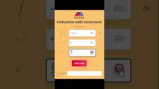 Nasz nowy kalkulator do całek oznaczonych! #matematyka #kalkulator #etrapez #całki
