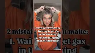 Anyone else suffer from that dreadful part in the back of your head?? #hairstyle #hairhack