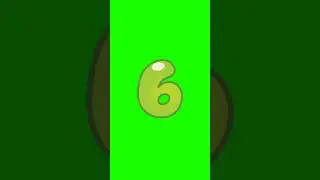Countdown numbers from 10-1 funny 3d effect text with sound#3 #shorts #short #animation #greenscreen