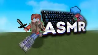 ASMR SKY WARS ON CUBECRAFT | Mouse sound (Minecraft Bedrock ASMR)