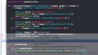 iOS Passing Data Between View Controllers pt2 - prepareForSegue Example
