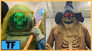 Lowes Halloween Shopping 2024! Scary Animatronics, Inflatables, Pumpkins!