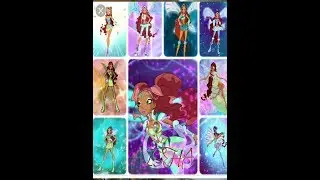 Все трансформации Лейлы. Мир винкс./All transformation Aisha/Layila.World winx.