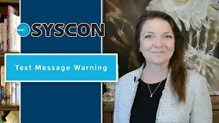 Text Message Warning
