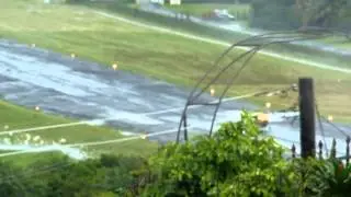 St Vincent    Airport plane landing