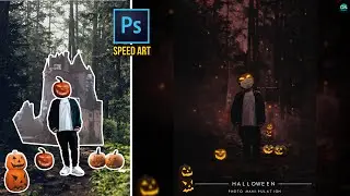 HALLOWEEN PHOTOSHOP MANIPULATION | October Special Photoshop Art
