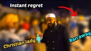 Muslim gift a quran to christian lady🎁 | uthman ibn farooq