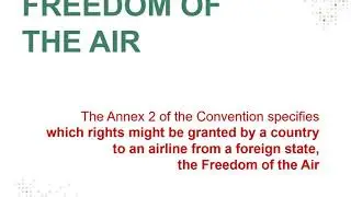 AIRPM 4U2C   Aviation Terminology - Freedom of the Air