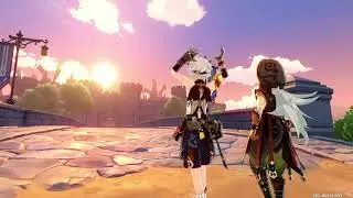 Windblume Event Final cut scene Japanese dub l Genshin Impact