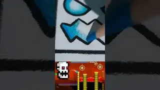 DIBUJANDO ICONOS DE GEOMETRY DASH #2 | Geometry Dash