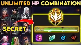 unlimited hp character combination in free fire #freefire #gaming #totalgaming #ff #trending