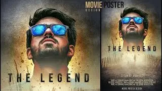 How to Make a Movie Poster With Texture Background In Photoshop cc 2018