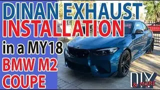 DIY DINAN EXHAUST INSTALLATION ON F87 2018 BMW M2