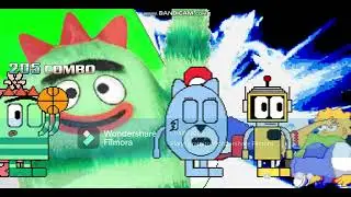 mugen team yo gabba gabba vs team the simpsons