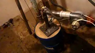 Mini-furnace with waste oil and emulsion
