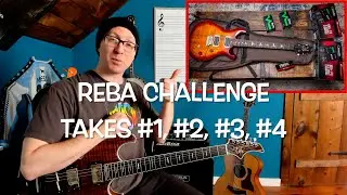 Reba Challenge + Guitar & Pedal Giveaway Takes #1 & #2 & #3 & #4