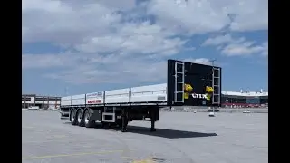 Versatile Flatbed Trailer with Side Panels | Alura Trailer Heavy-Duty Transport Solution 🚛🔧