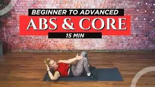 15 Minute ABS and Core Workout FOR BEGINNERS TO ADVANCED