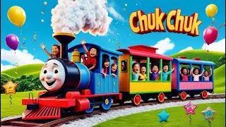 Chuk Chuk Rail Gadi | छुक छुक रेलगाड़ी | BbToons - Hindi Nursery Rhymes 🌟