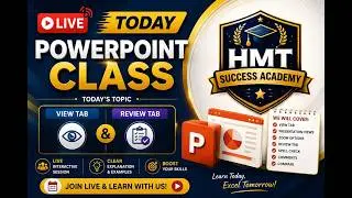 🔴 LIVE | Microsoft PowerPoint Complete Course in Urdu | Lecture 04 | View & Review Tab